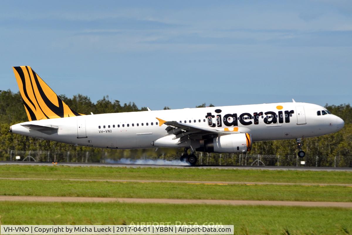 VH-VNO, 2009 Airbus A320-232 C/N 4053, At Brisbane