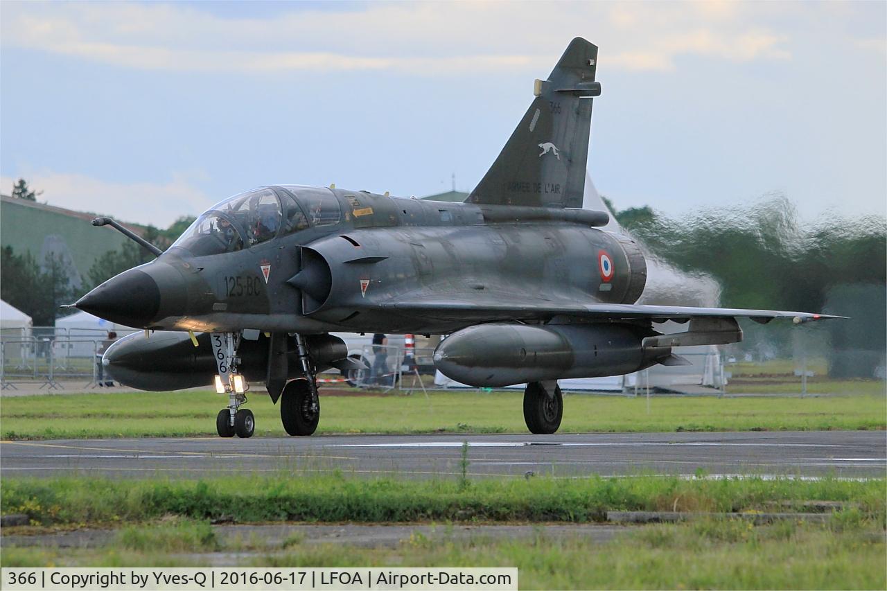 366, Dassault Mirage 2000N C/N 360, Dassault Mirage 2000N, Taxiing to flight line, Avord Air Base 702 (LFOA) Open day 2016