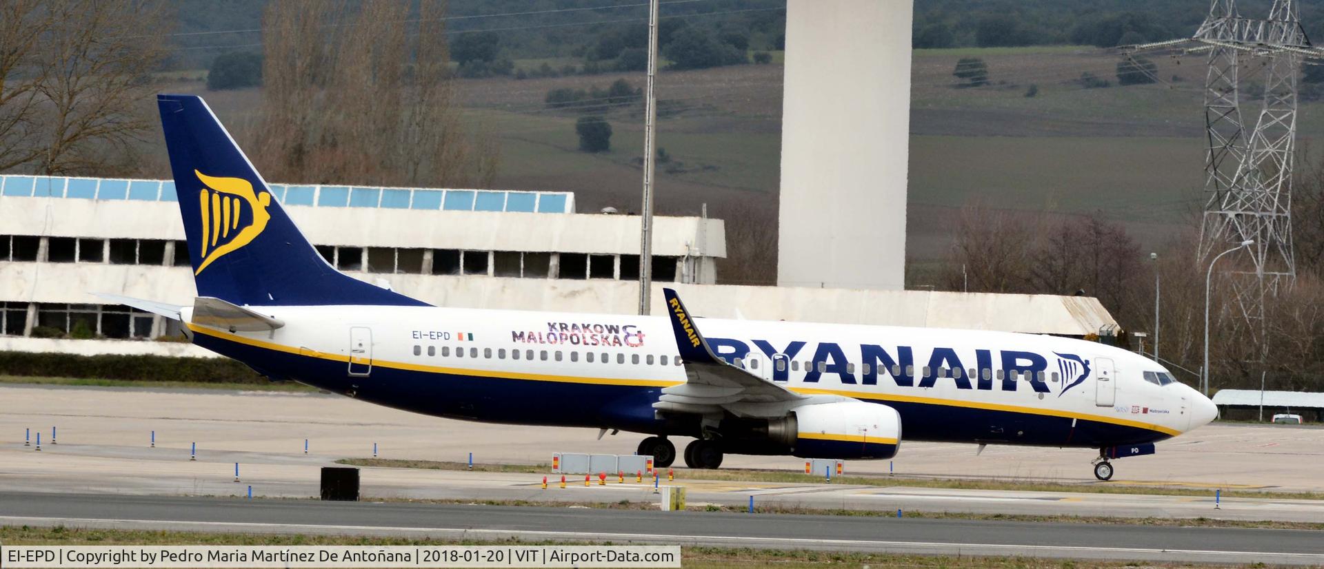 EI-EPD, 2011 Boeing 737-8AS C/N 40310, Foronda - Vitoria-Gasteiz - España
