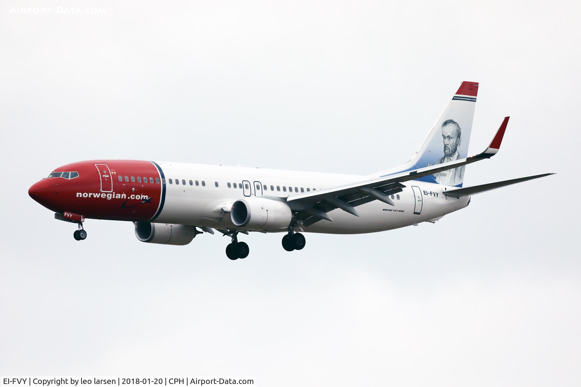 EI-FVY, 2017 Boeing 737-8JP C/N 42092, Copenhagen 20.1.2018 with 