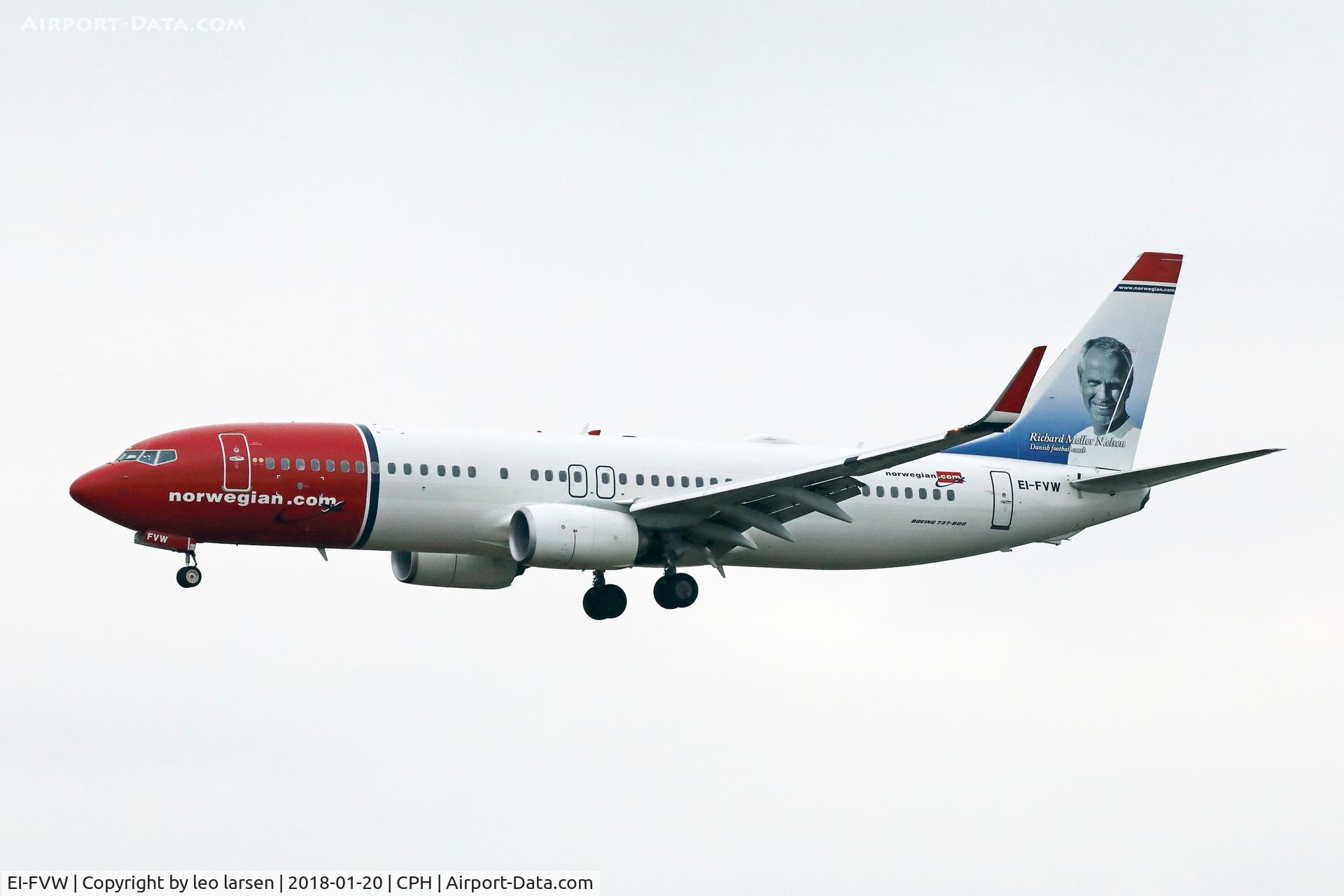 EI-FVW, 2017 Boeing 737-8JP C/N 42282, Copenhagen 20.1.2018