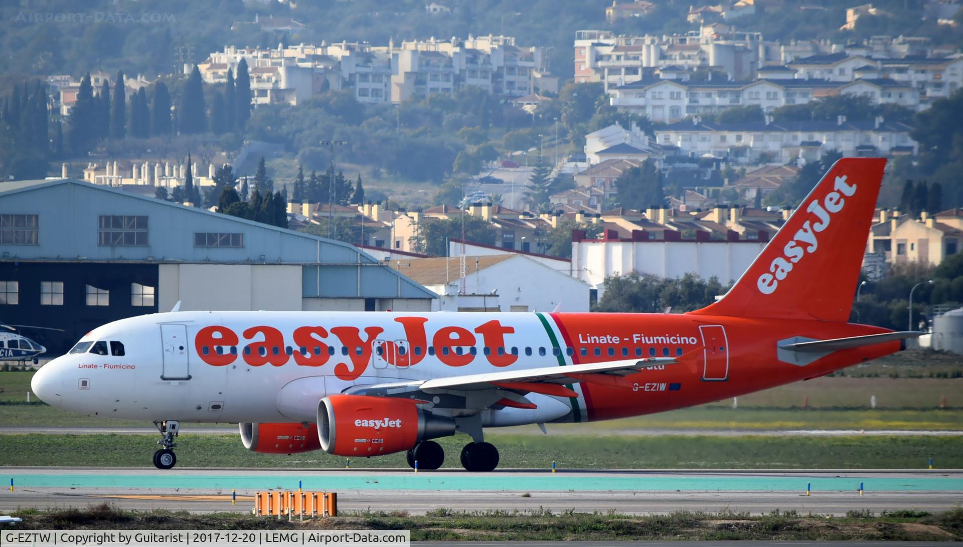 G-EZTW, 2010 Airbus A320-214 C/N 4250, At Malaga