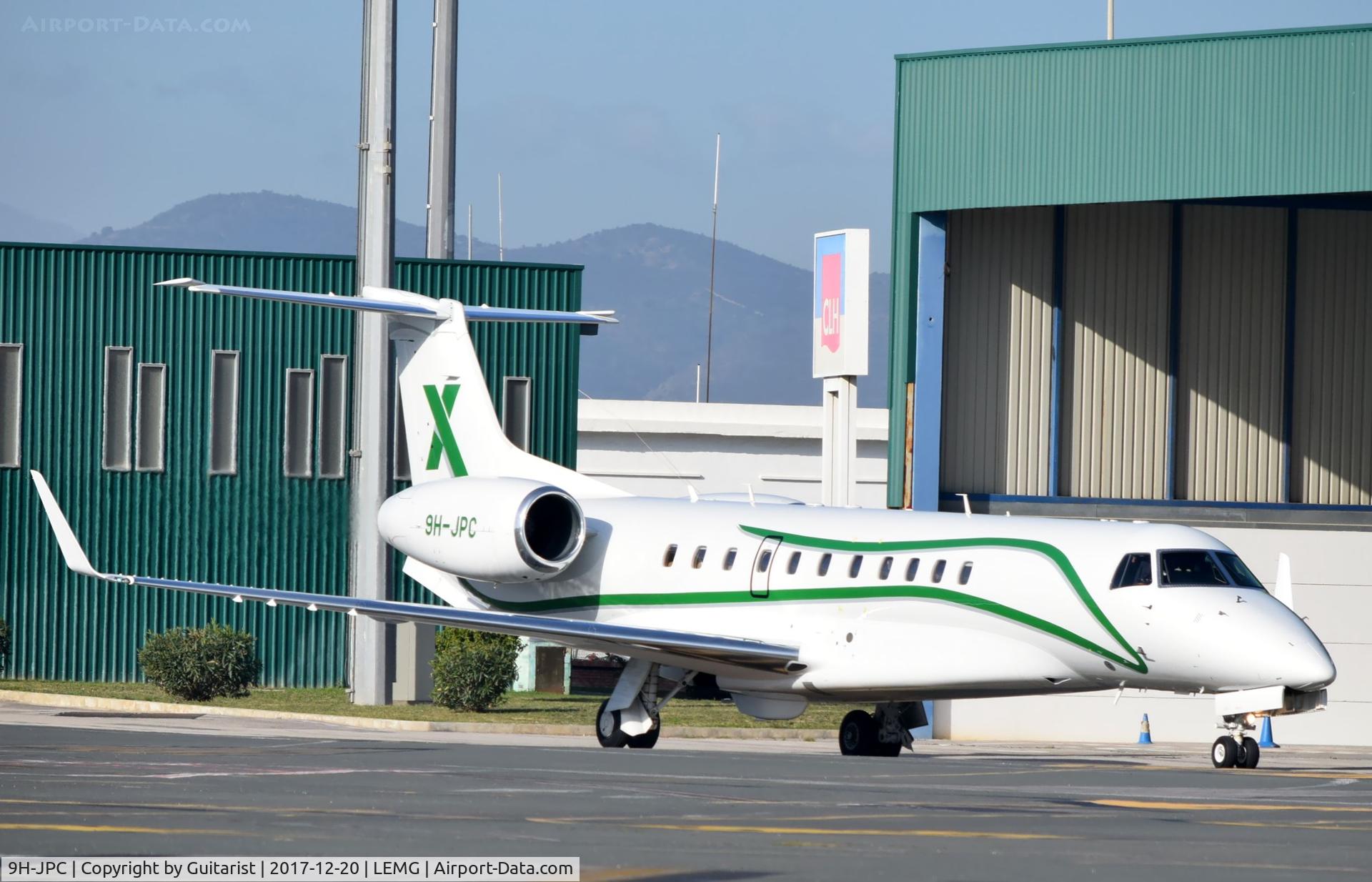 9H-JPC, 2007 Embraer EMB-135BJ Legacy C/N 14501010, At Malaga