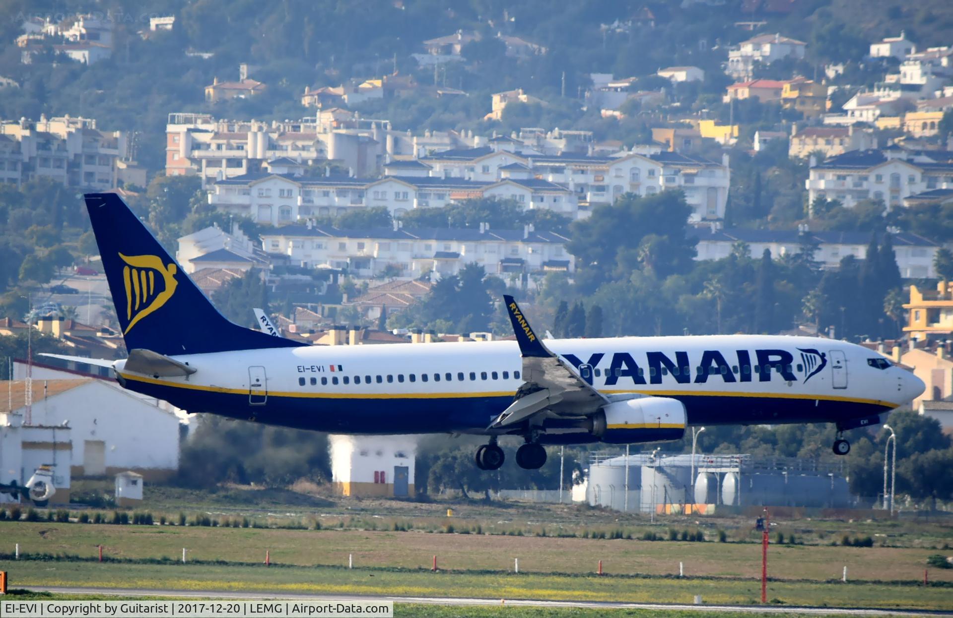 EI-EVI, 2012 Boeing 737-8AS C/N 38502, At Malaga