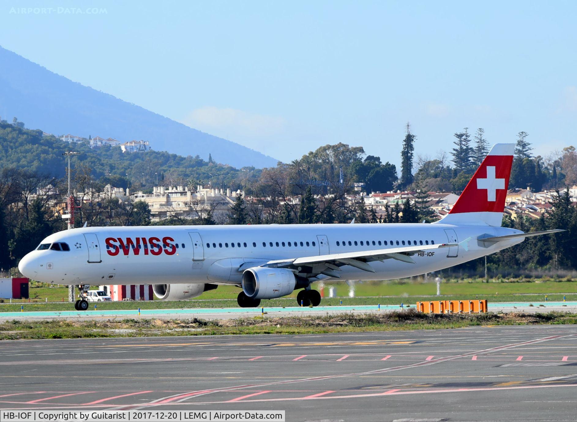 HB-IOF, 1995 Airbus A321-111 C/N 541, At Malaga