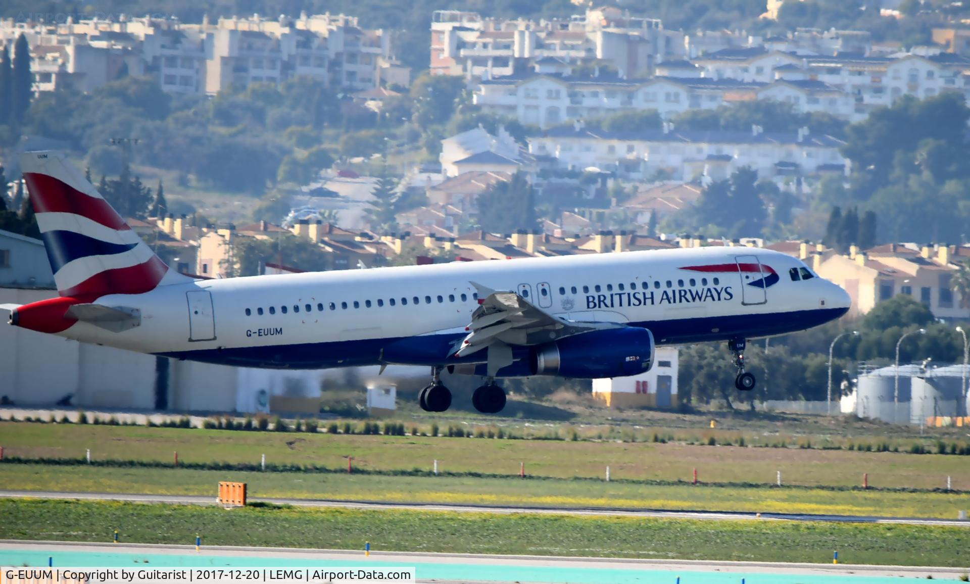 G-EUUM, 2002 Airbus A320-232 C/N 1907, At Malaga