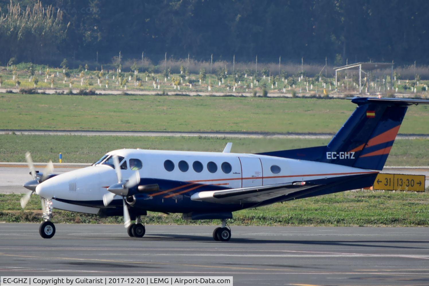 EC-GHZ, 1979 Beech 200 Super King Air C/N BB-555, At Malaga
