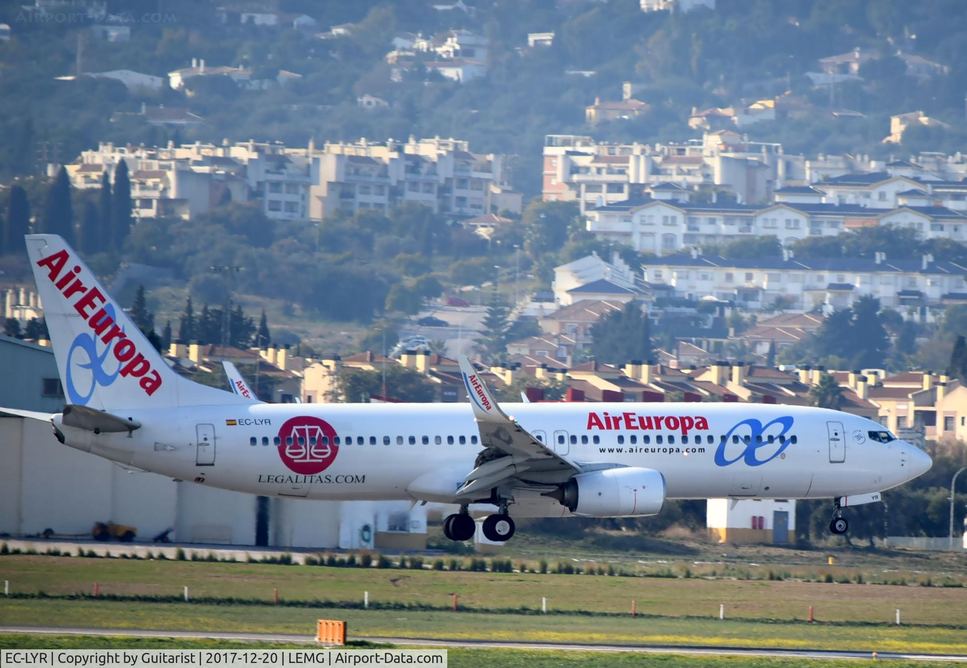 EC-LYR, 2013 Boeing 737-85P C/N 36595, At Malaga