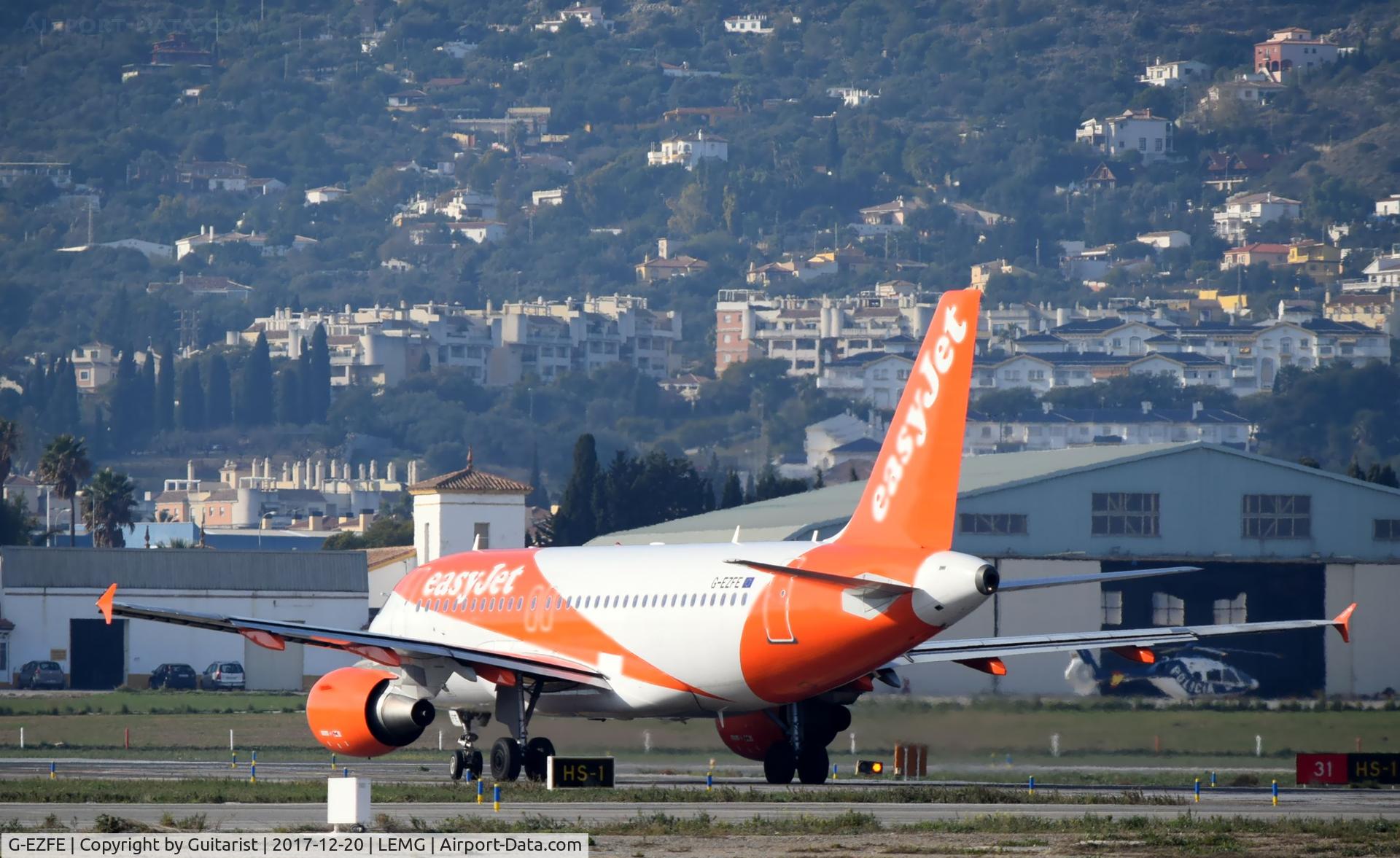 G-EZFE, 2009 Airbus A319-111 C/N 3824, At Malaga