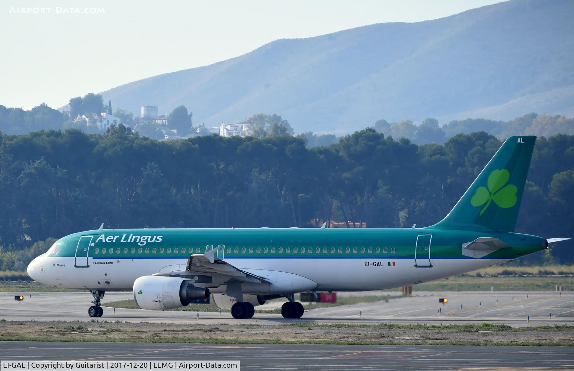 EI-GAL, 2009 Airbus A320-214 C/N 3789, At Malaga