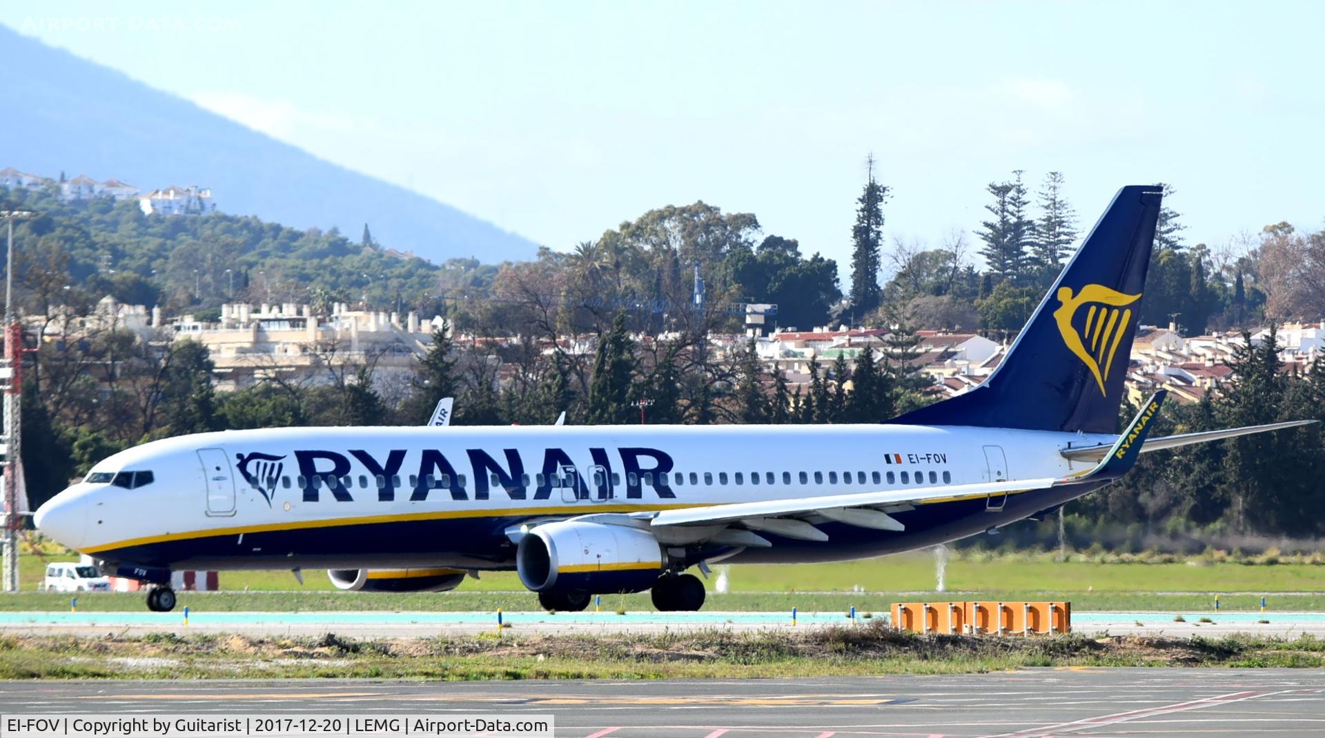 EI-FOV, 2016 Boeing 737-8AS C/N 44725, At Malaga