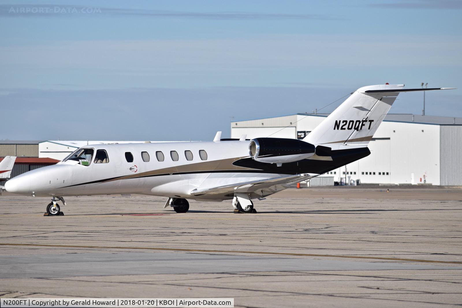 N200FT, 2014 Cessna 525A CitationJet CJ2 C/N 525-0200, Parked on south GA ramp.