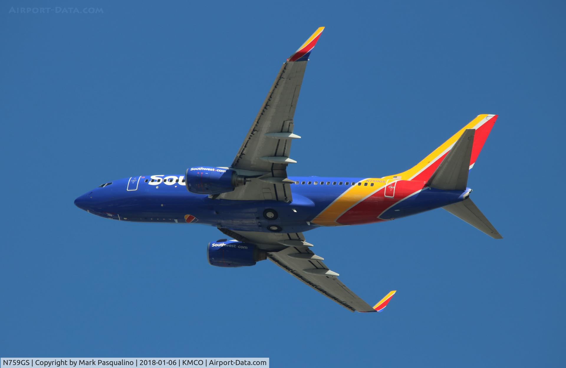 N759GS, 1999 Boeing 737-7H4 C/N 30544, Boeing 737-700