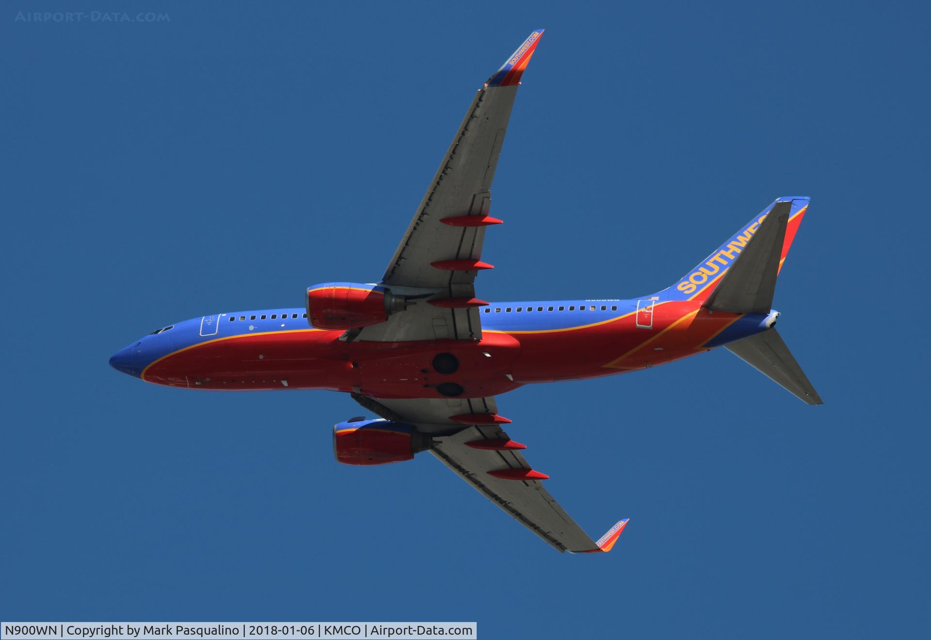 N900WN, 2007 Boeing 737-7H4 C/N 32544, Boeing 737-700