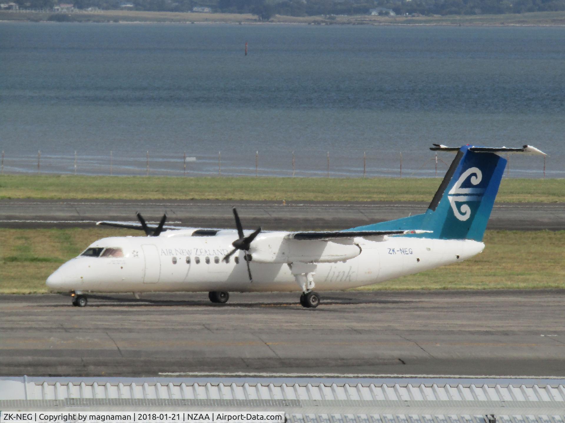 ZK-NEG, 2006 De Havilland Canada DHC-8-311 Dash 8 C/N 621, just landed