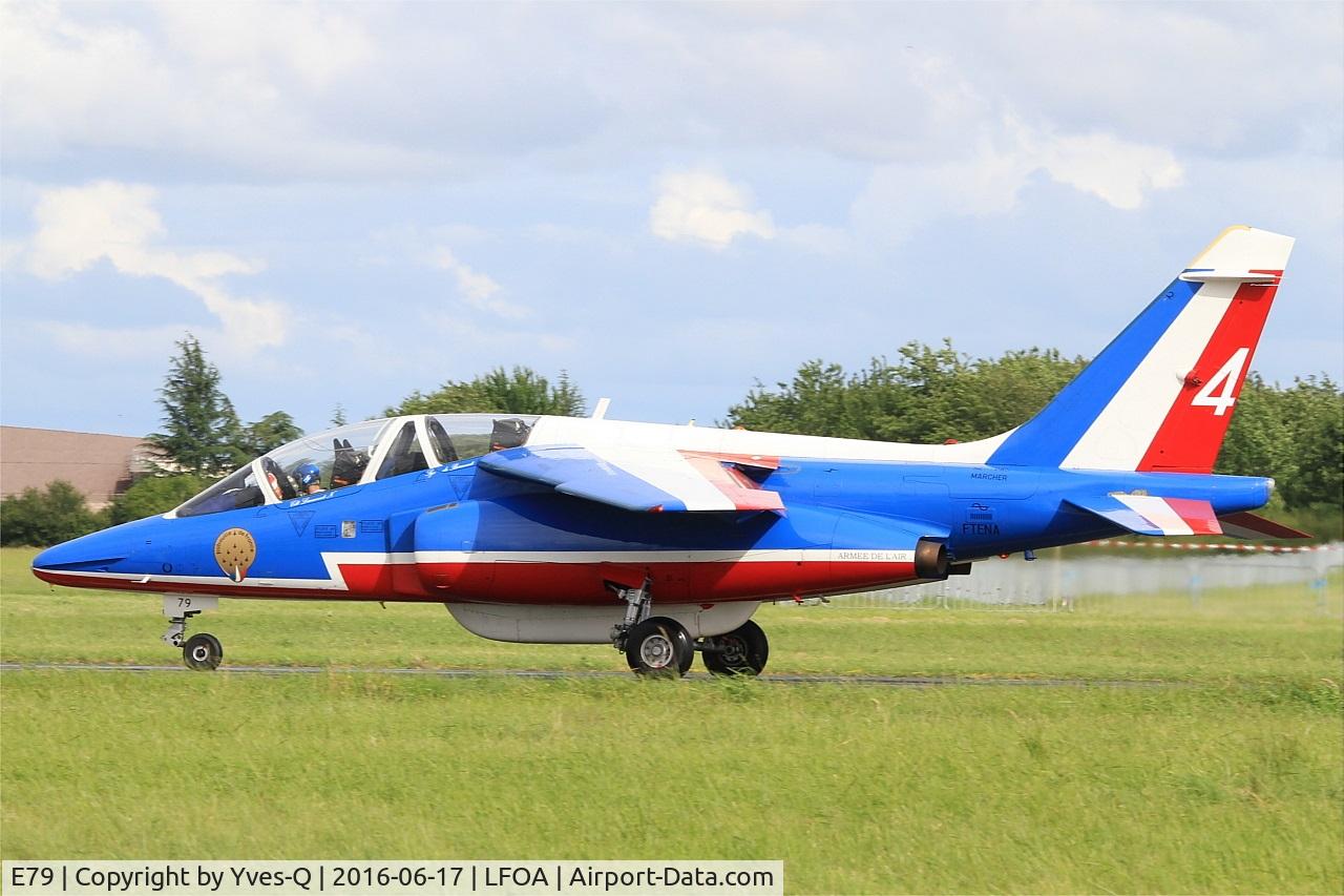 E79, Dassault-Dornier Alpha Jet E C/N E79, Dassault-Dornier Alpha Jet E (F-TERR), Athos 04 of Patrouille de France 2016, Avord Air Base 702 (LFOA) Open day 2016
