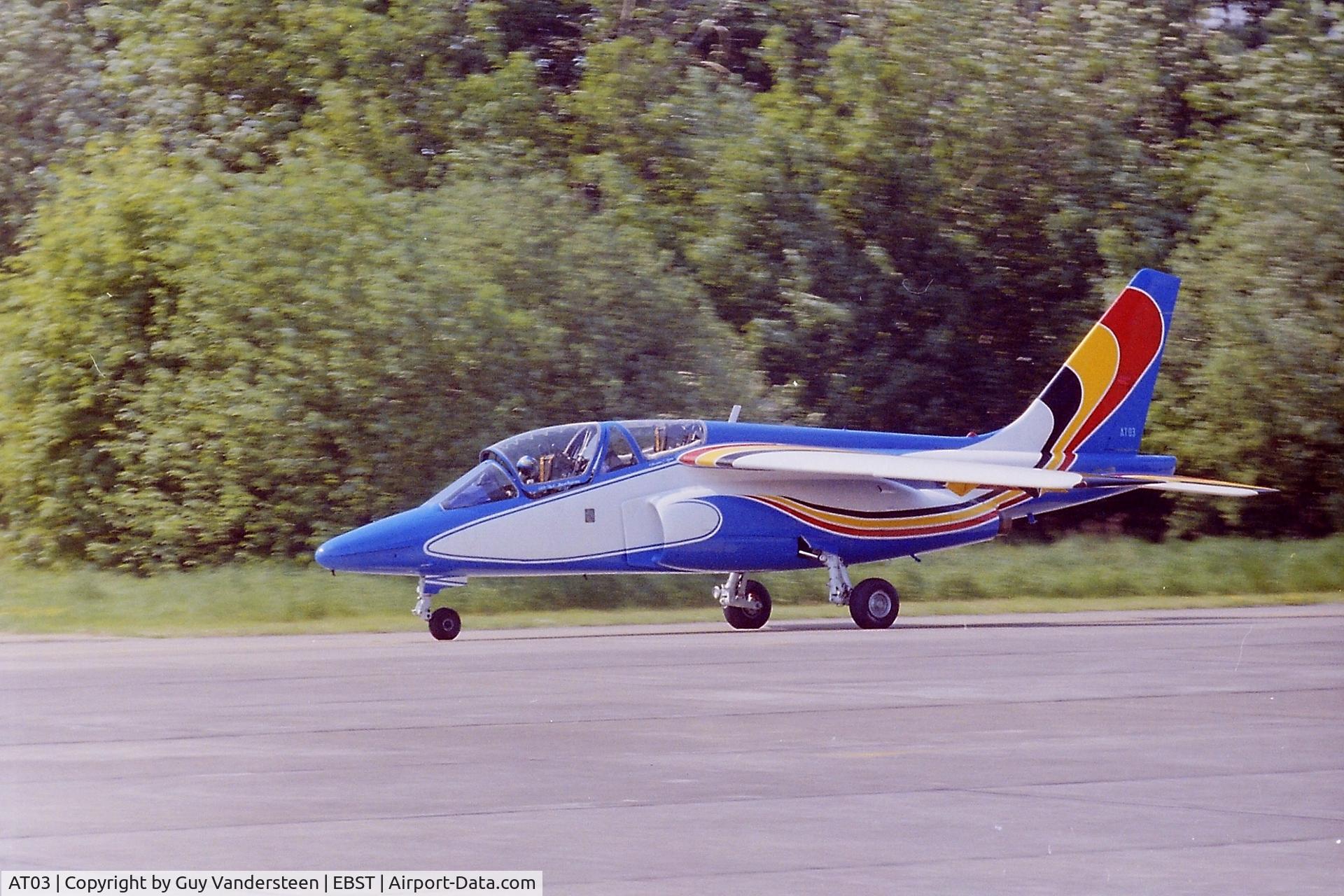 AT03, Dassault-Dornier Alpha Jet 1B C/N B03/1015, Taxi for display rehearsal