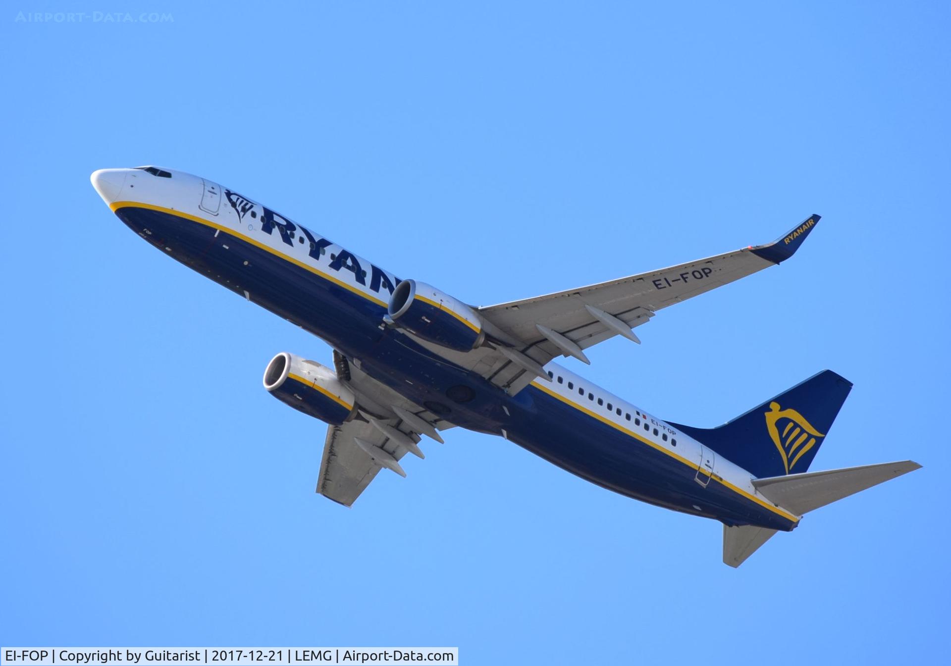 EI-FOP, 2016 Boeing 737-8AS C/N 44723, At Malaga