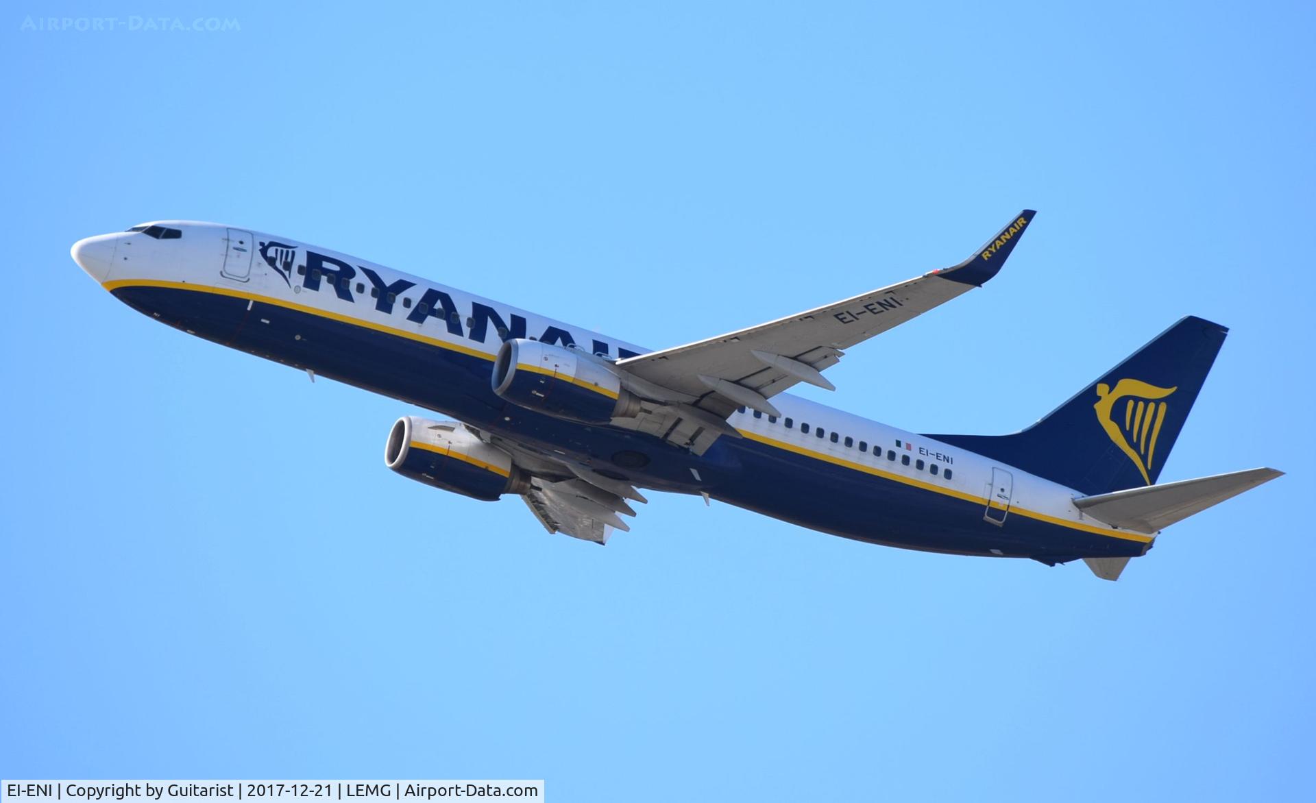 EI-ENI, 2010 Boeing 737-8AS C/N 40300, At Malaga