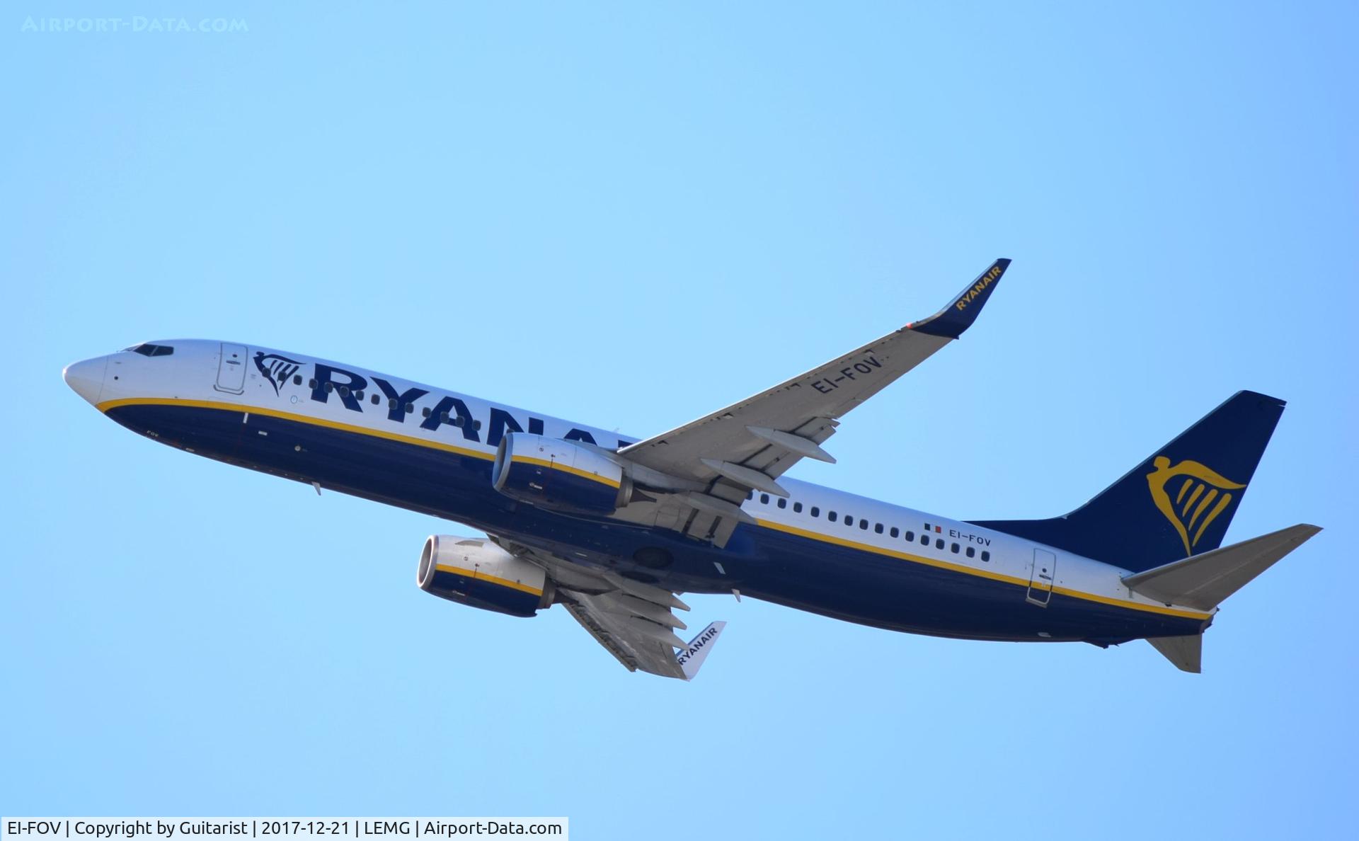 EI-FOV, 2016 Boeing 737-8AS C/N 44725, At Malaga