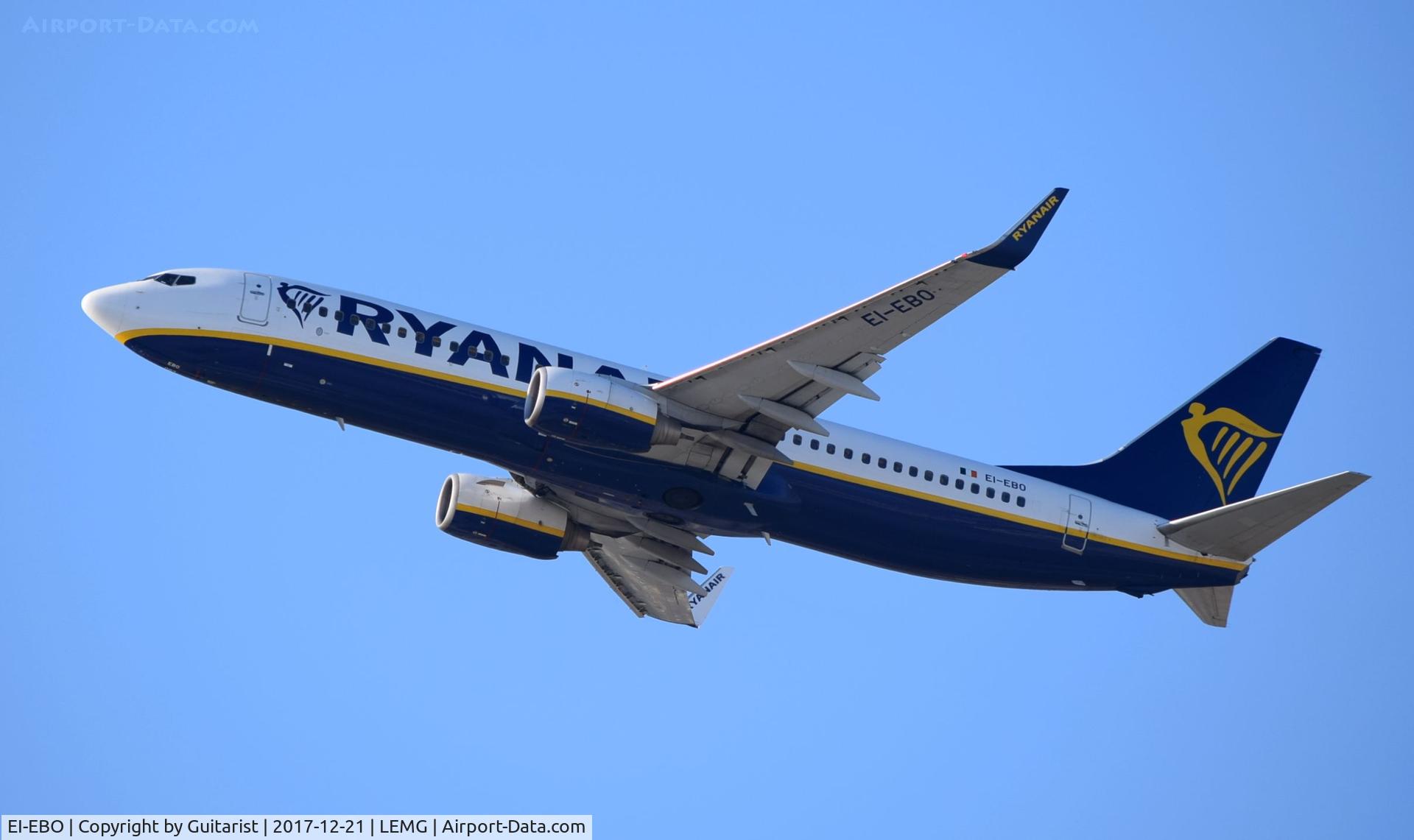 EI-EBO, 2009 Boeing 737-8AS C/N 35004, At Malaga