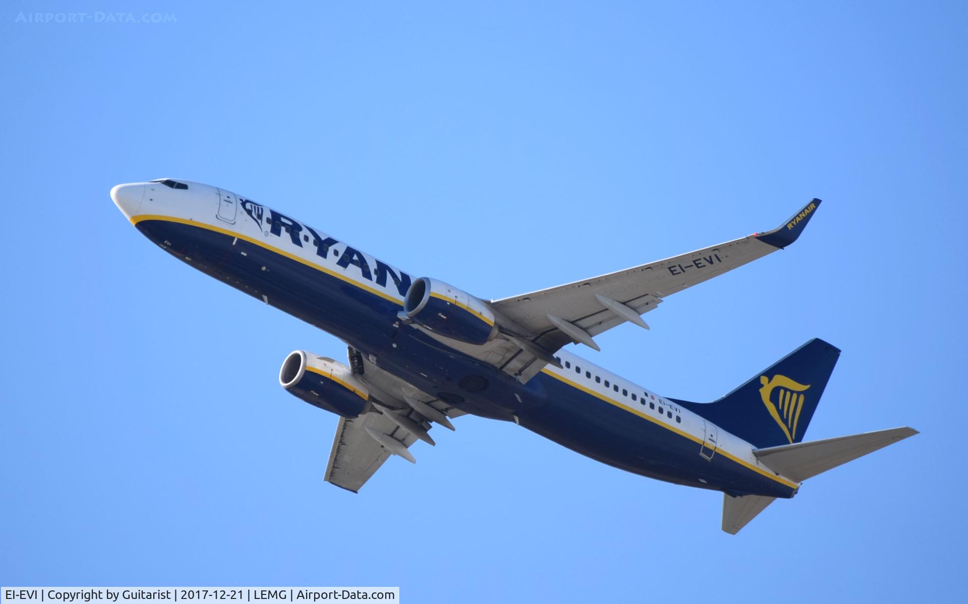 EI-EVI, 2012 Boeing 737-8AS C/N 38502, At Malaga