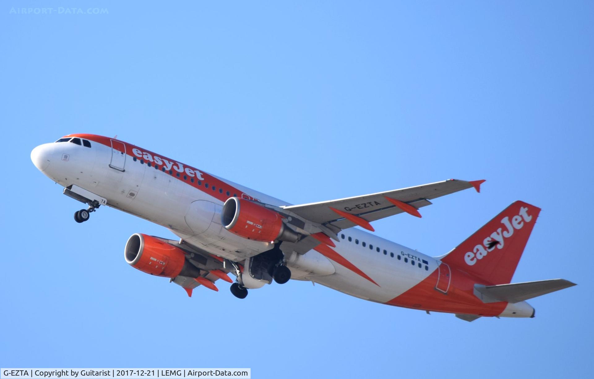 G-EZTA, 2009 Airbus A320-214 C/N 3805, At Malaga