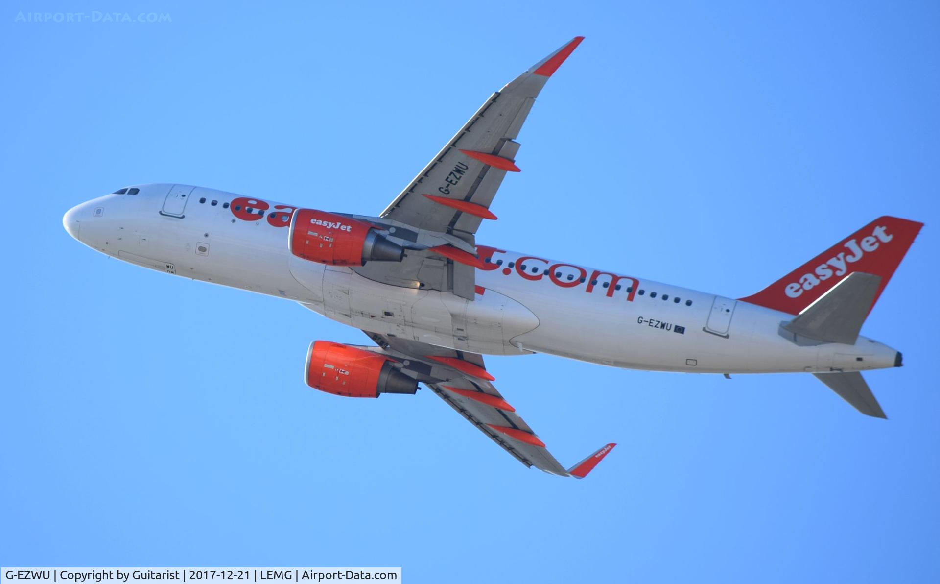 G-EZWU, 2014 Airbus A320-214 C/N 6095, At Malaga