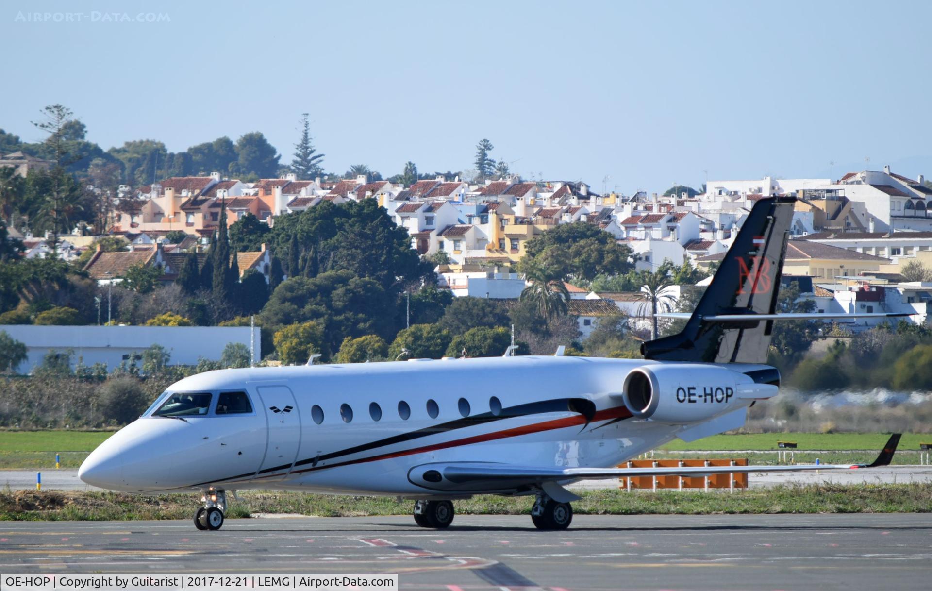 OE-HOP, 2006 Israel Aircraft Industries Gulfstream 200 C/N 150, At Malaga
