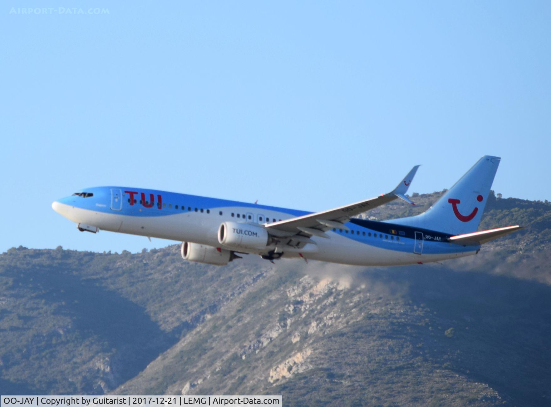 OO-JAY, 2013 Boeing 737-8K5 C/N 40944, At Malaga