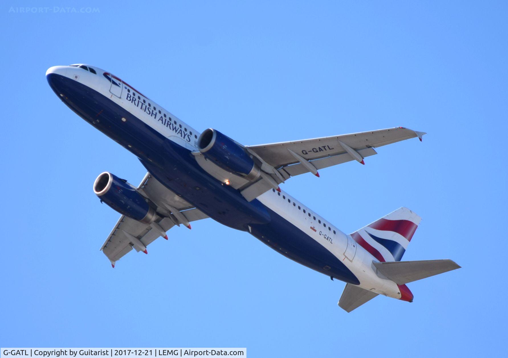 G-GATL, 2002 Airbus A320-233 C/N 1834, At Malaga