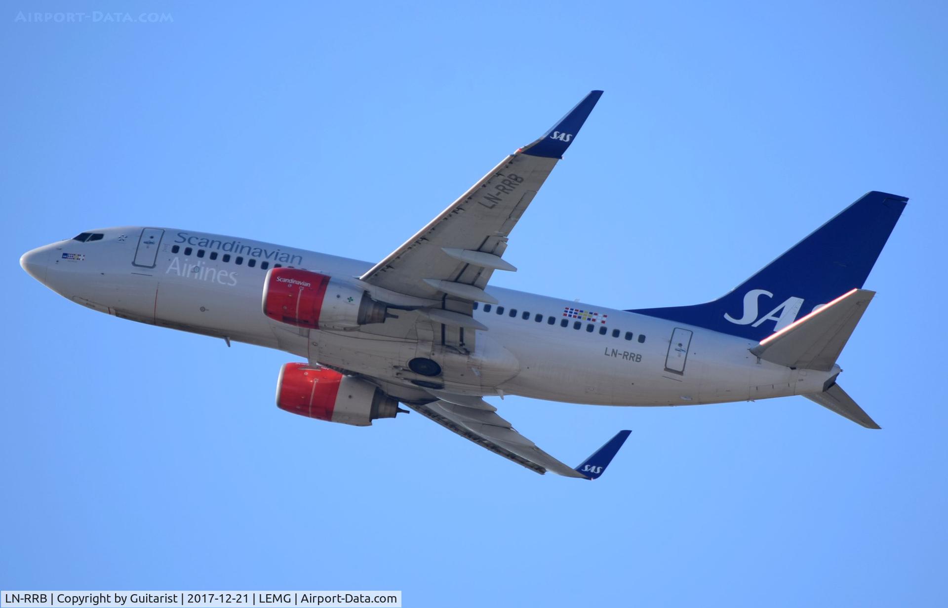 LN-RRB, 2007 Boeing 737-783 C/N 32276, At Malaga