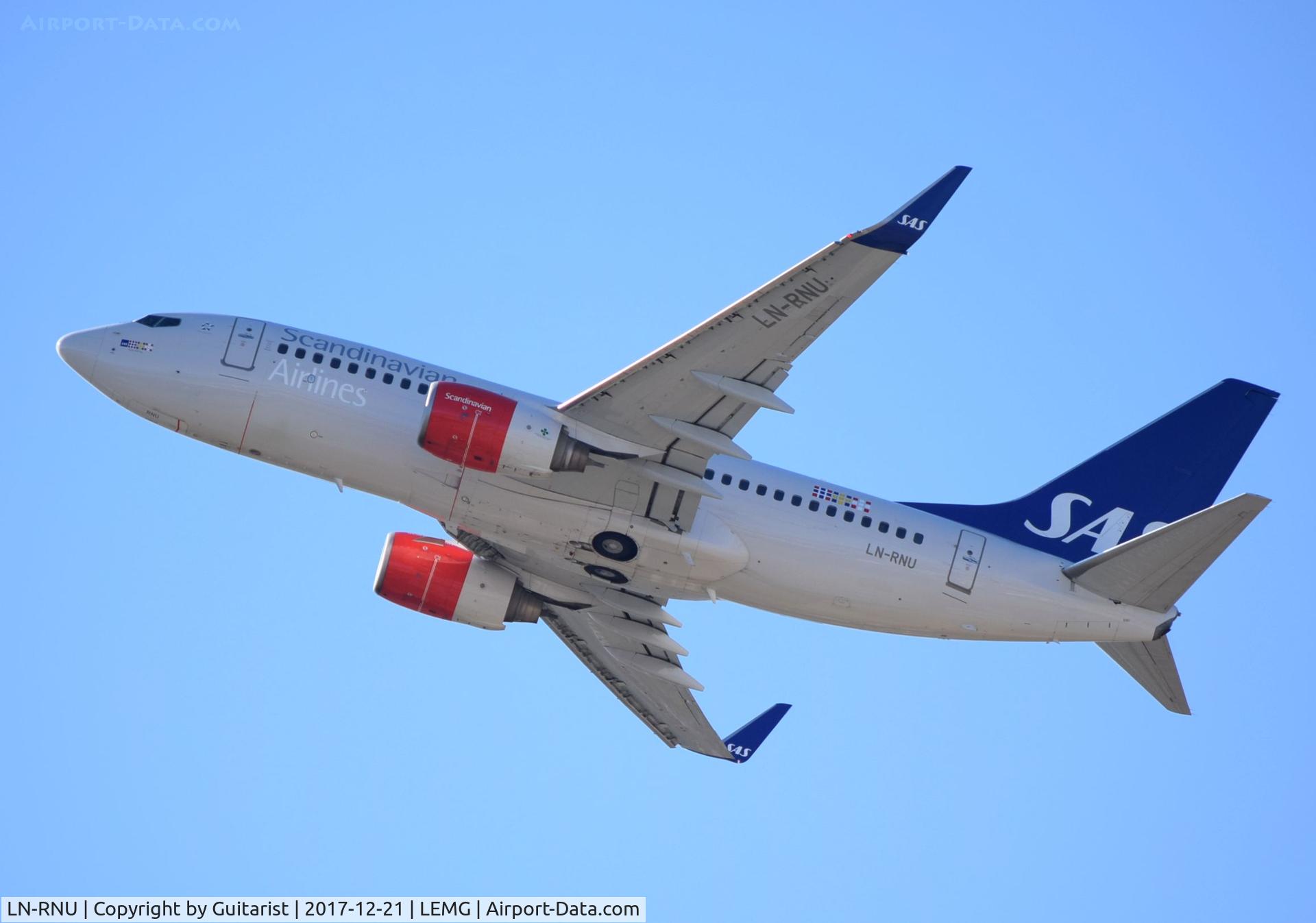 LN-RNU, 2009 Boeing 737-783 C/N 34548, At Malaga