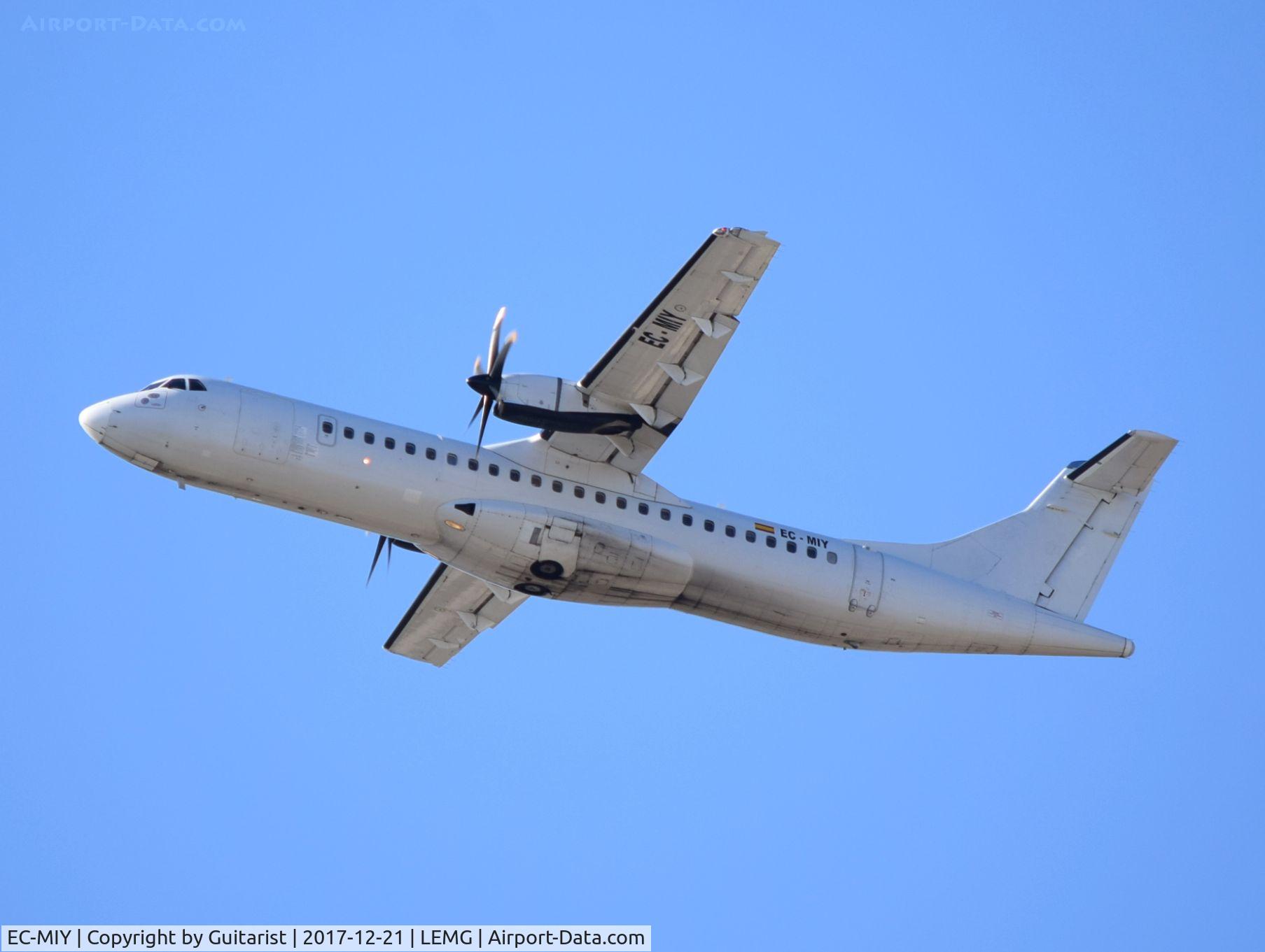 EC-MIY, 1997 ATR 72-212A C/N 498, At Malaga