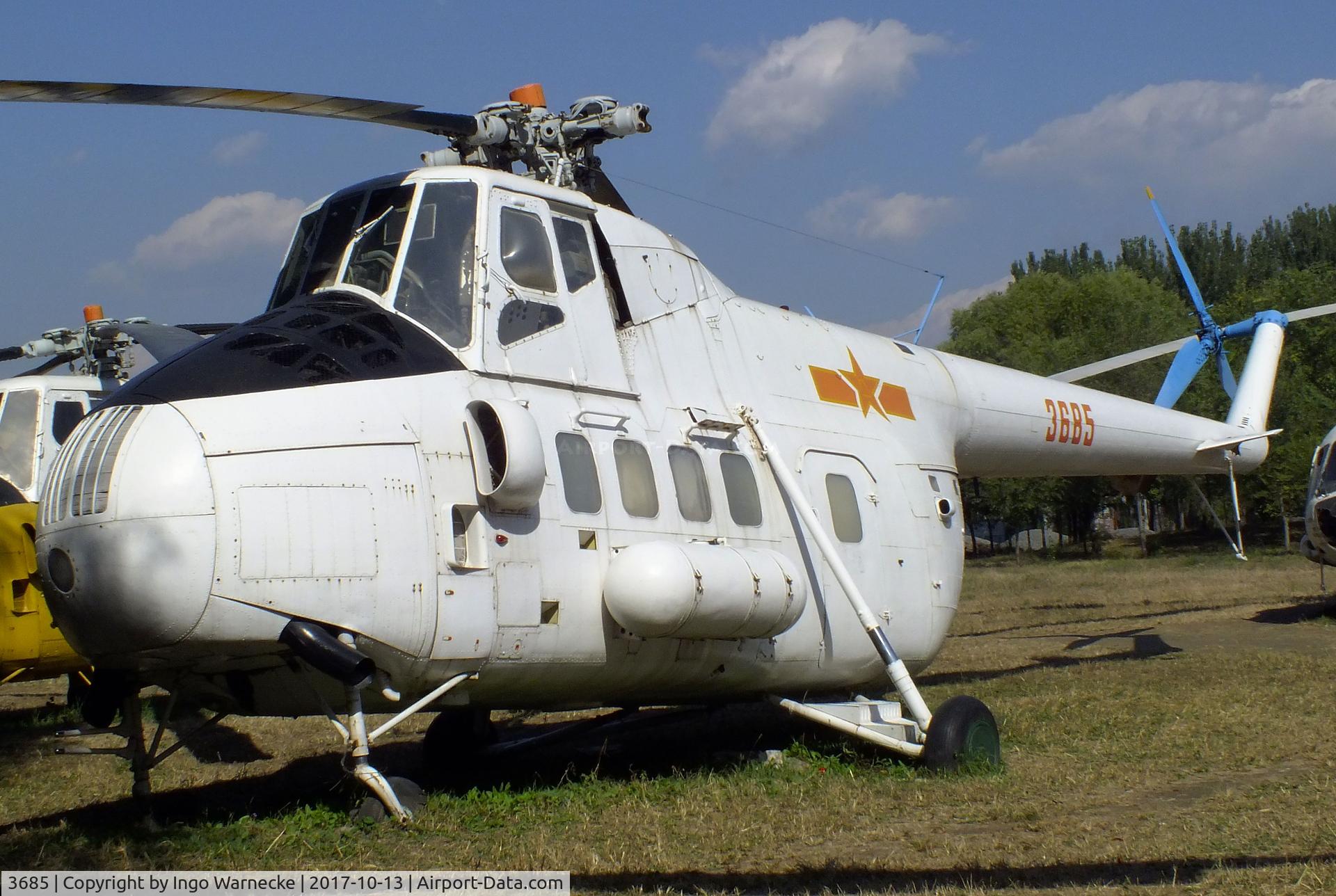 3685, Harbin Z-5 C/N Not found, Harbin Z-5 VIP-transport (chinese version of Mi-4 HOUND) at the China Aviation Museum Datangshan