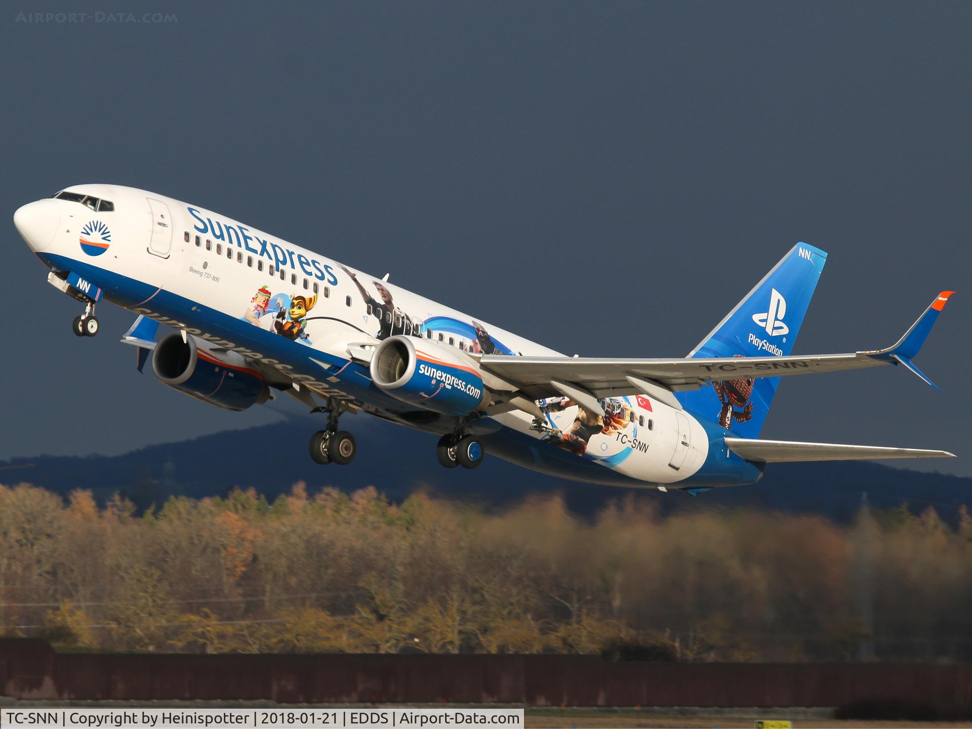TC-SNN, 2010 Boeing 737-8HC C/N 40775, TC-SNN at Stuttgart Airport.