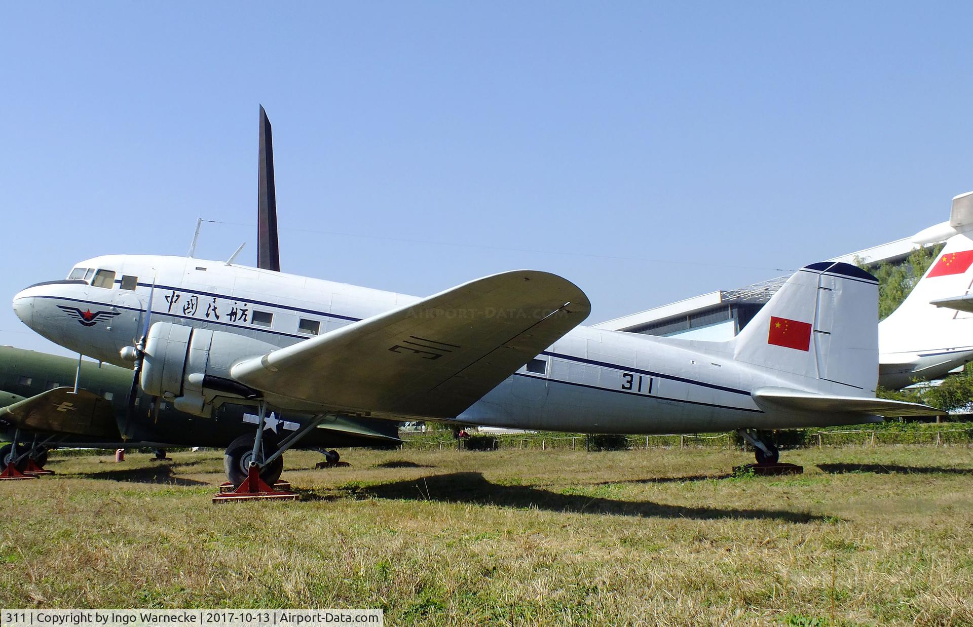 311, Lisunov Li-2 C/N 18439703, Lisunov Li-2 CAB at the China Aviation Museum Datangshan