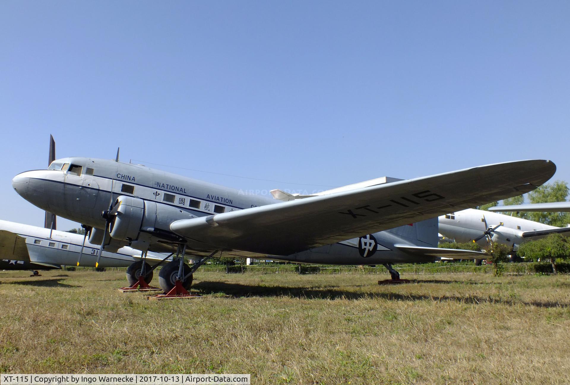 XT-115, Lisunov (Douglas) Li-2 (DC-3) C/N 38-79A1016, Lisunov Li-2 CAB at the China Aviation Museum Datangshan