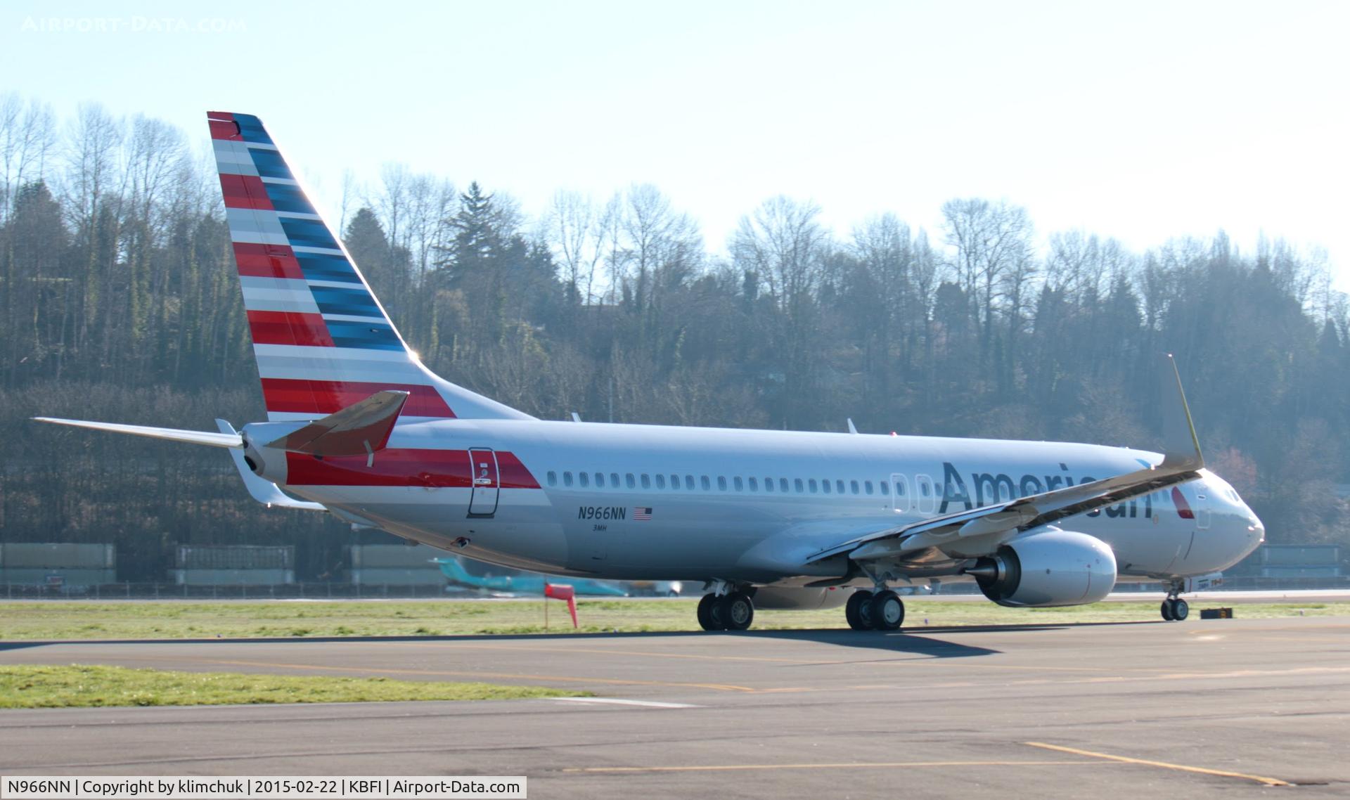 N966NN, 2015 Boeing 737-823 C/N 33240, Test flight