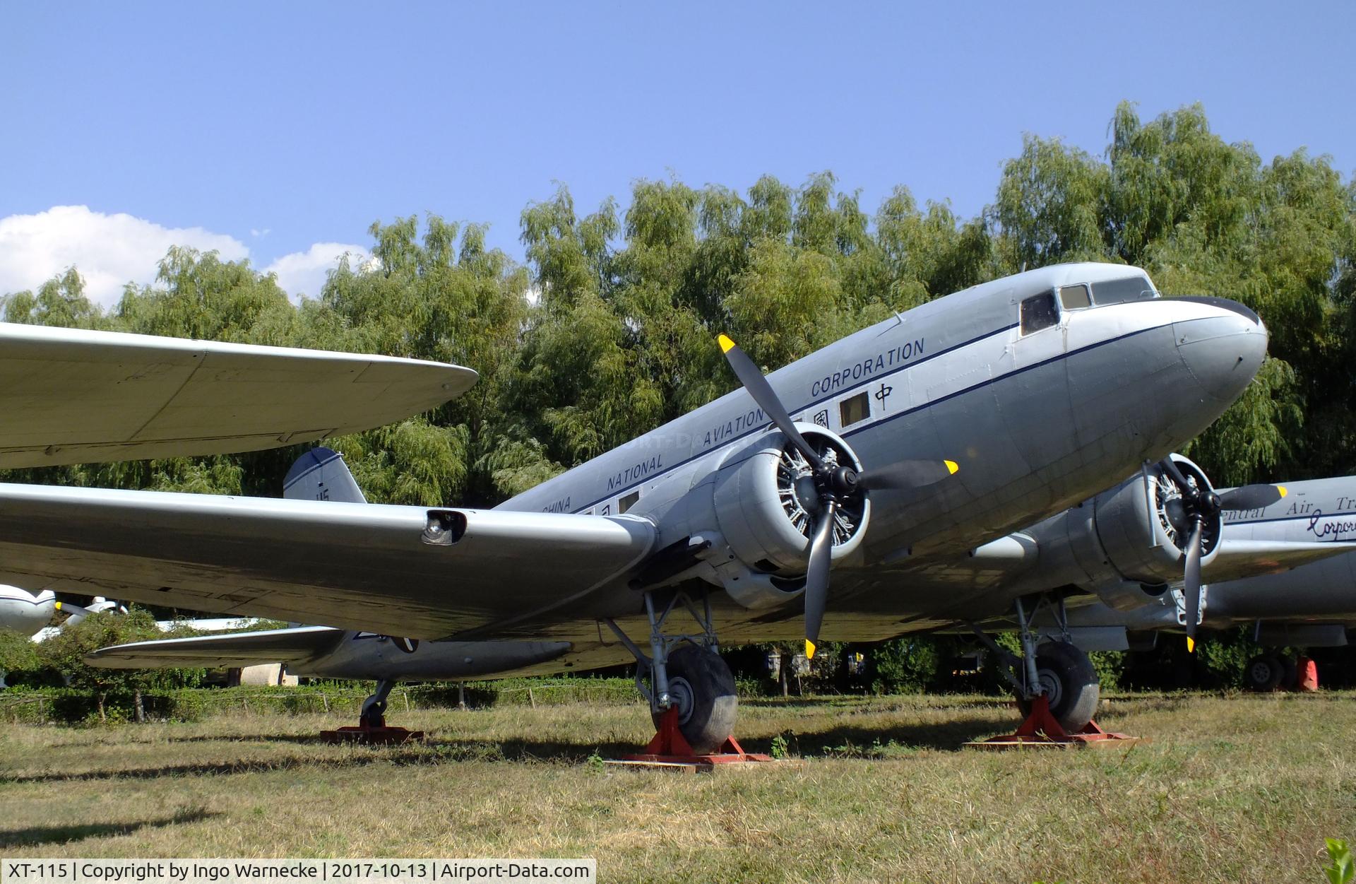 XT-115, Lisunov (Douglas) Li-2 (DC-3) C/N 38-79A1016, Lisunov Li-2 CAB at the China Aviation Museum Datangshan