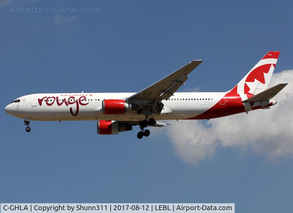 C-GHLA, 1992 Boeing 767-35H C/N 26387, Landing rwy 25R