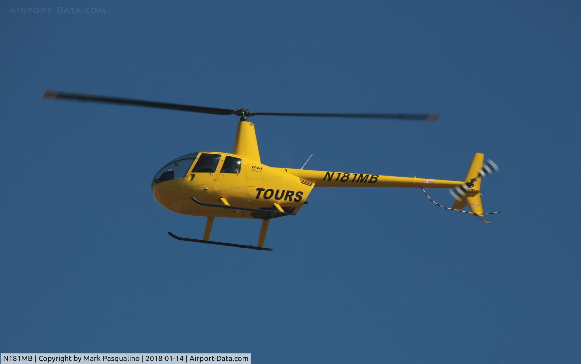N181MB, 2016 Robinson R44 C/N 2425, Robinson R44