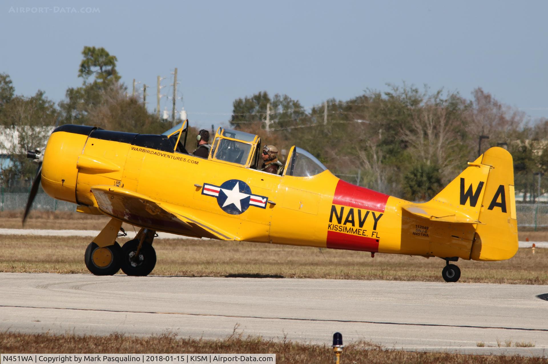N451WA, 1945 North American SNJ-6 Texan C/N 121-43012, North American SNJ-6