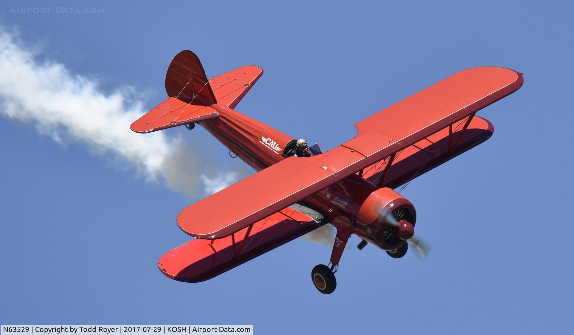 N63529, 1940 Boeing A75N1(PT17) C/N 75-338, Airventure 2017