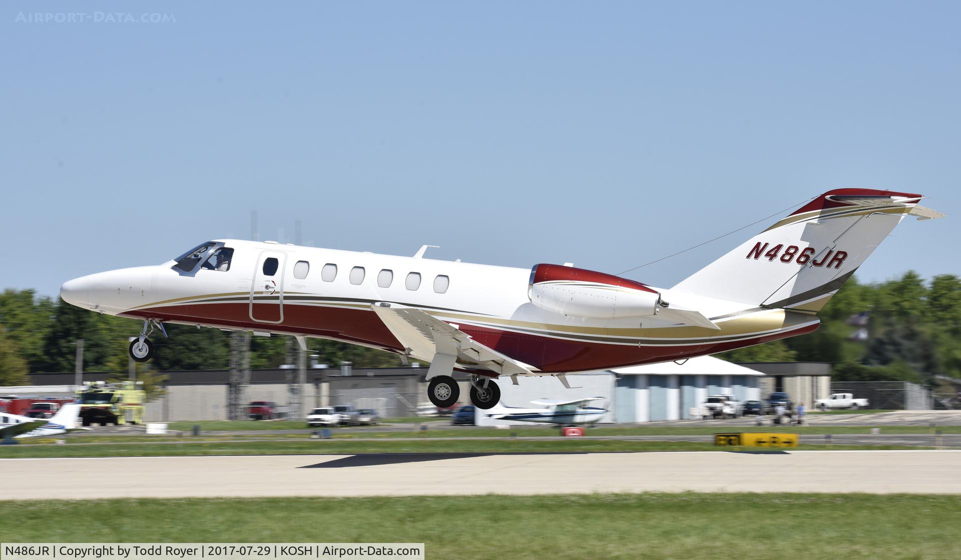 N486JR, 2016 Cessna 525B CitationJet Cj3 C/N 525B-0486, Airventure 2017
