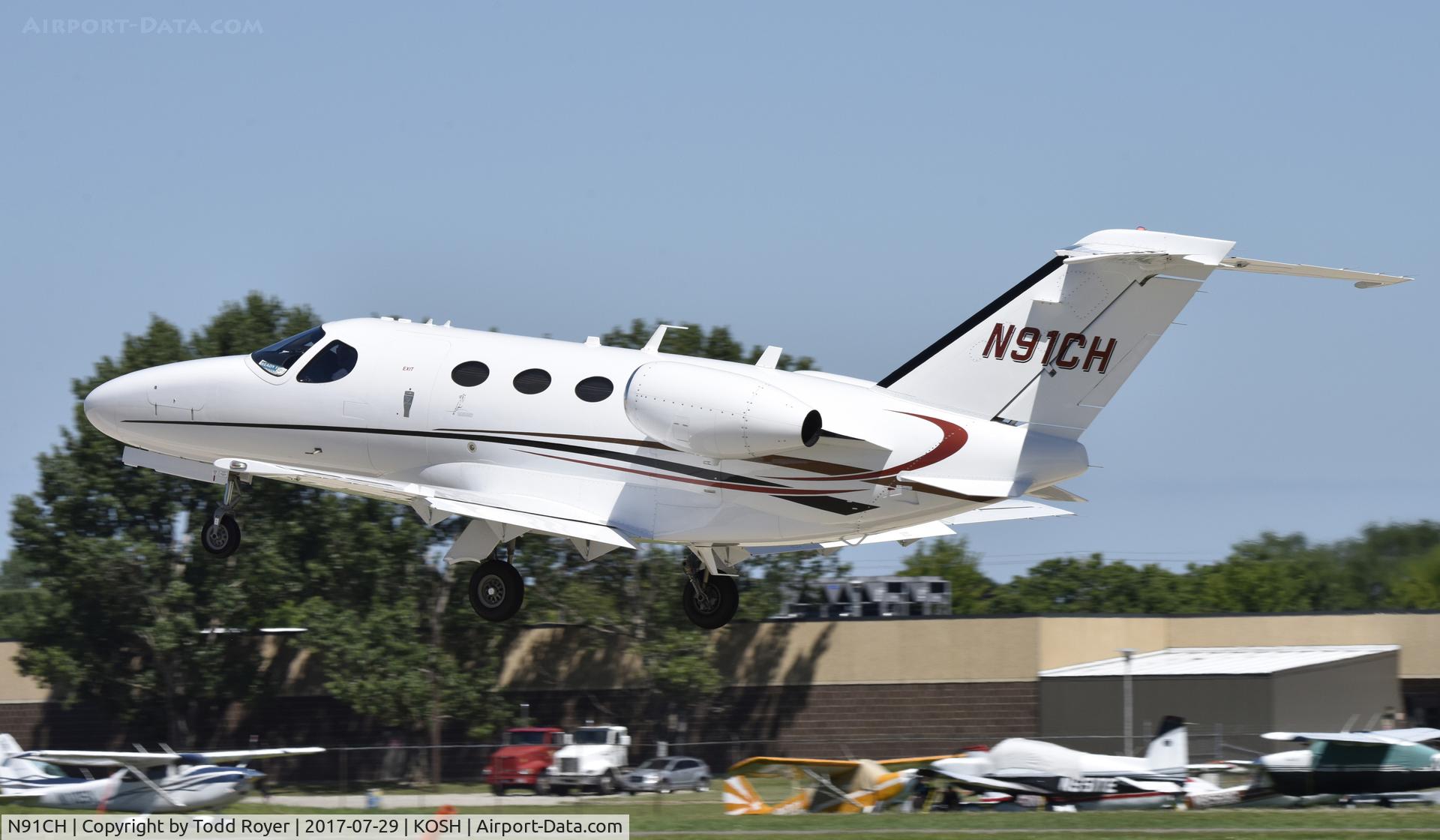 N91CH, 2009 Cessna 510 Citation Mustang Citation Mustang C/N 510-0201, Airventure 2017