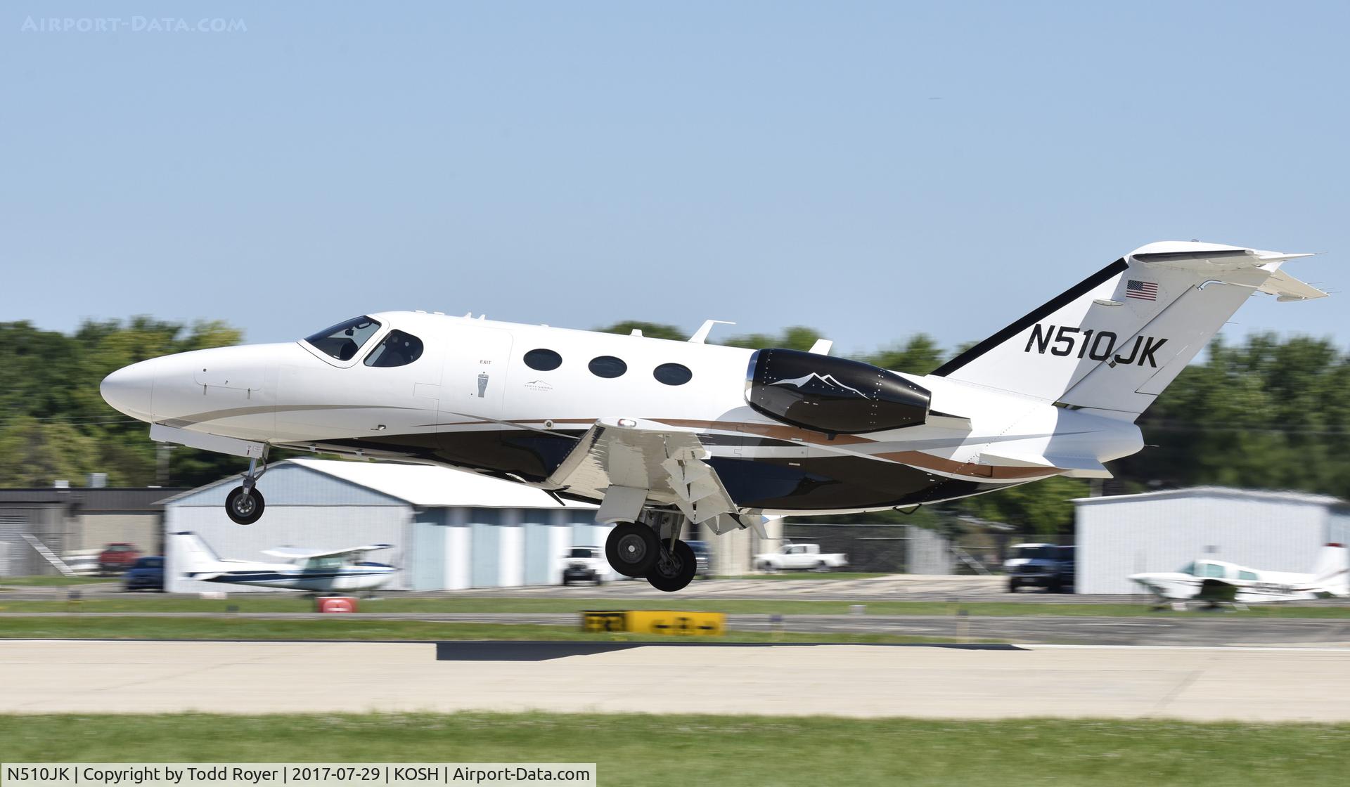 N510JK, 2013 Cessna 510 Citation Mustang Citation Mustang C/N 510-0440, Airventure 2017