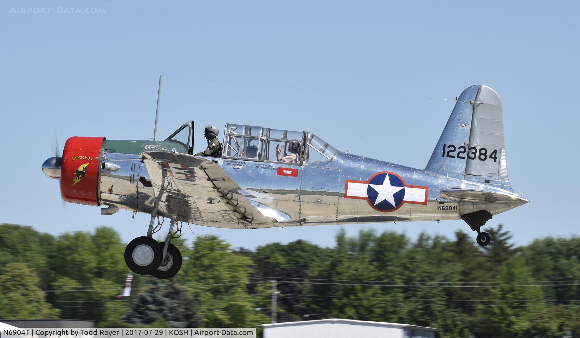N69041, 1942 Consolidated Vultee BT-13A C/N 6462, Airventure 2017
