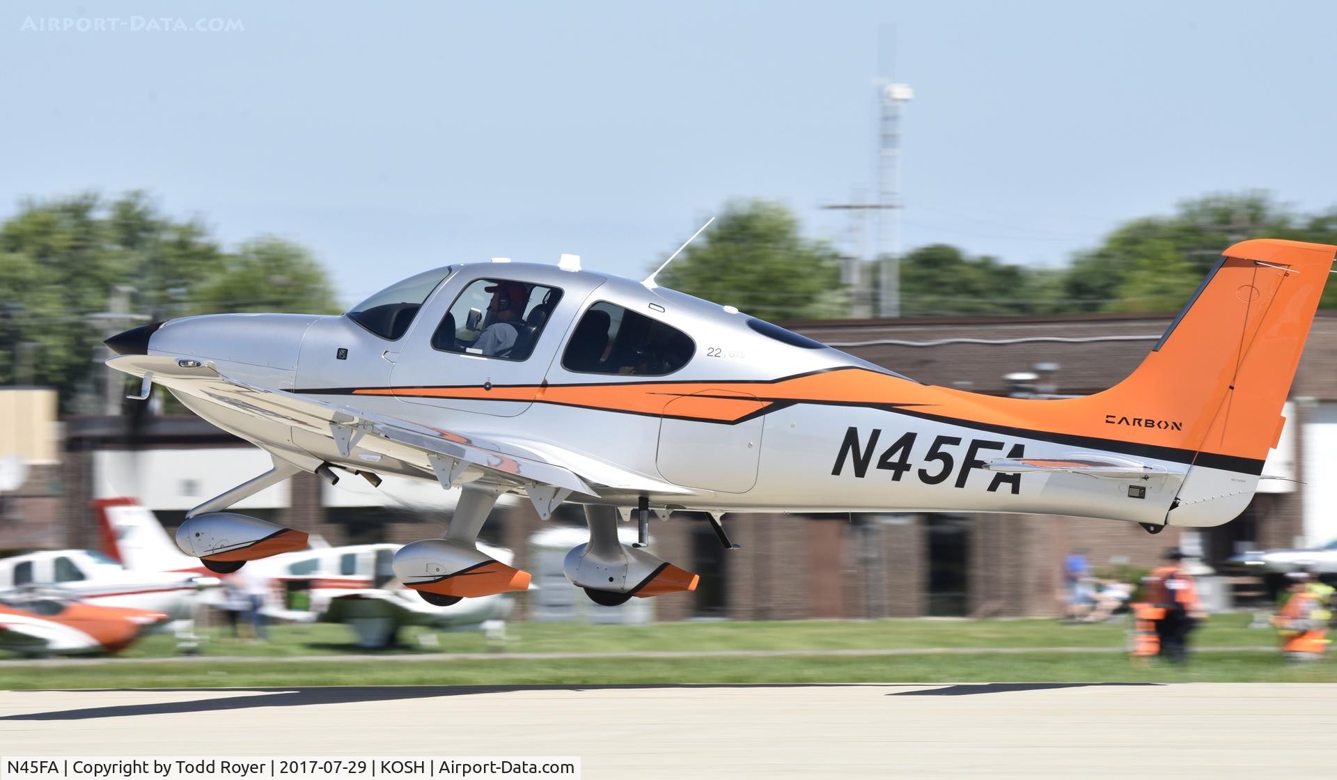 N45FA, 2015 Cirrus SR22 C/N 4184, Airventure 2017