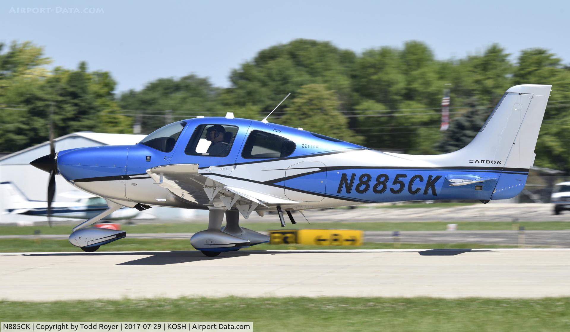 N885CK, 2017 Cirrus SR22T Carbon C/N 1510, Airventure 2017